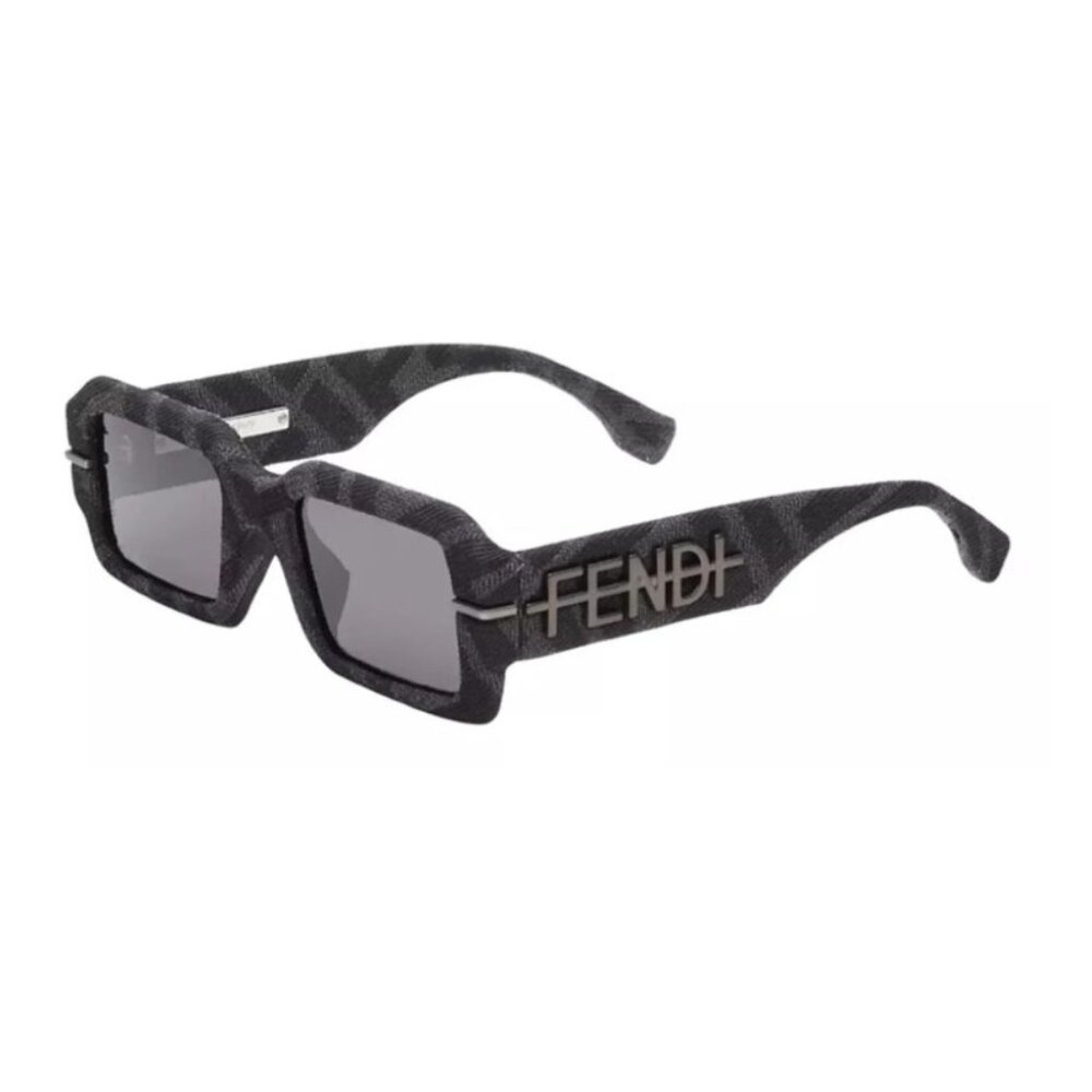 NEW FENDI UNISEX SUNGLASSES FENDI FE40074U 05A BLACK GREY EYEWEAR